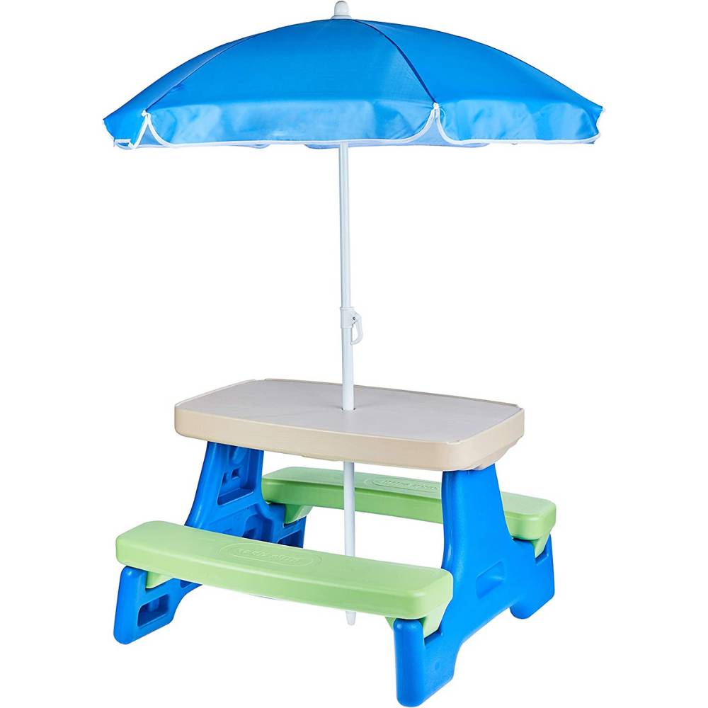 Kids Picnic Table with Umbrella