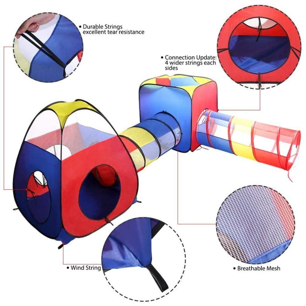 Kids Play Tent and Tunnel, Two Kits: image 2