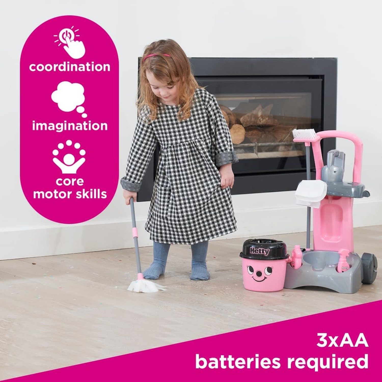 Kids Cleaning Trolley Set