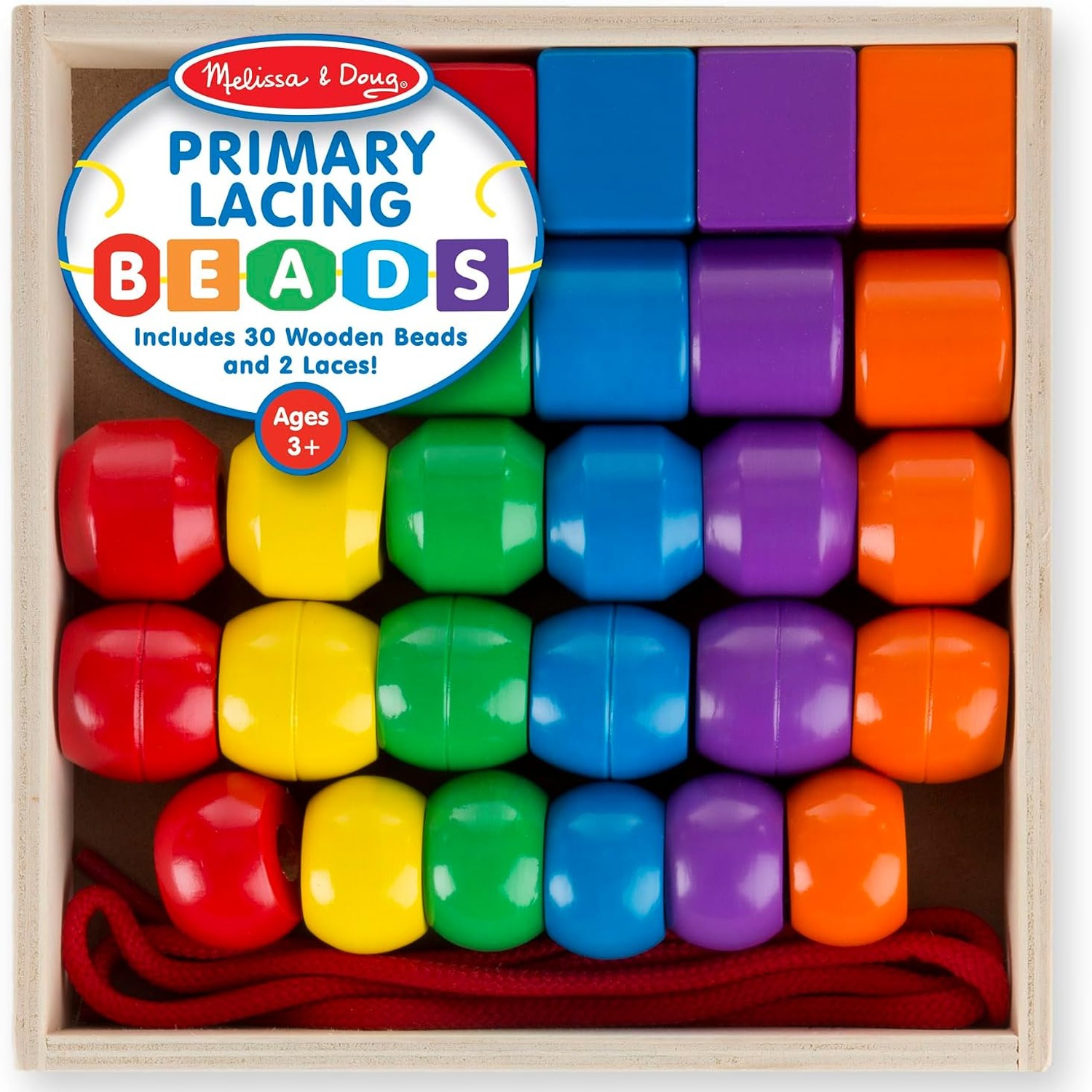 Wooden Lacing Beads: image 9