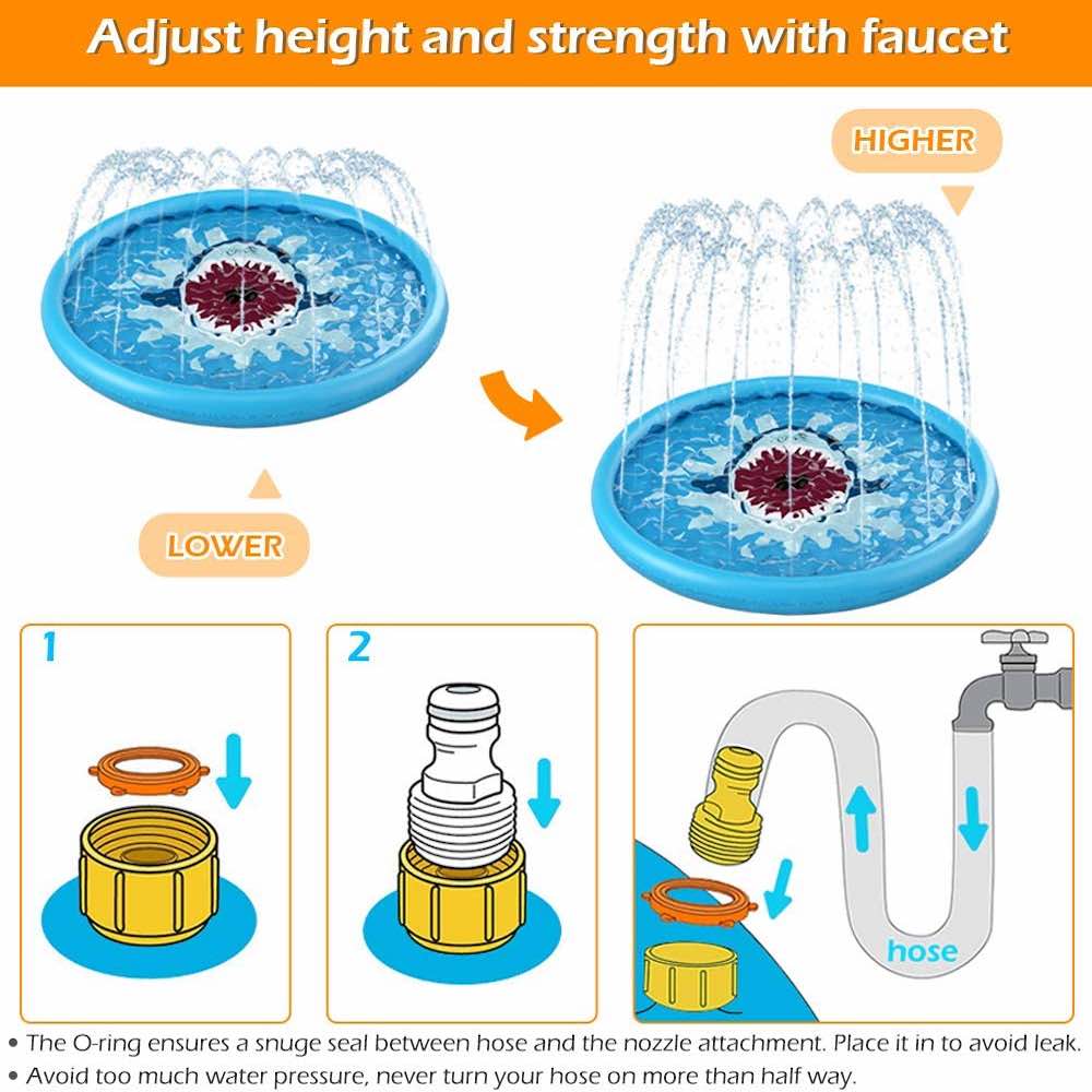 Inflatable Splash Pad Water Toy